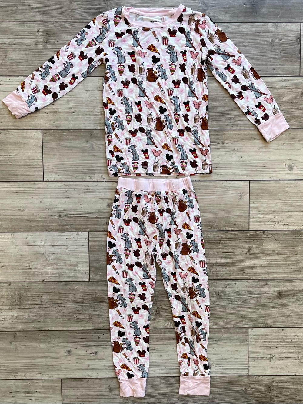 Bamboo Bliss | Disney Ratatouille Snack Pajama Set | Size: 4T